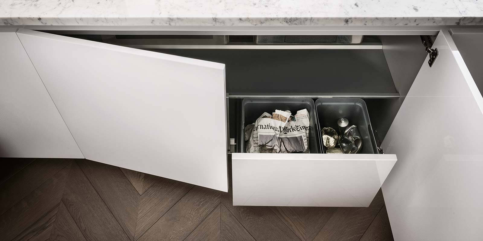 Kitchen Cabinet Waste Bins / Built In Waste Bins Kitchen - Wow Blog / 0