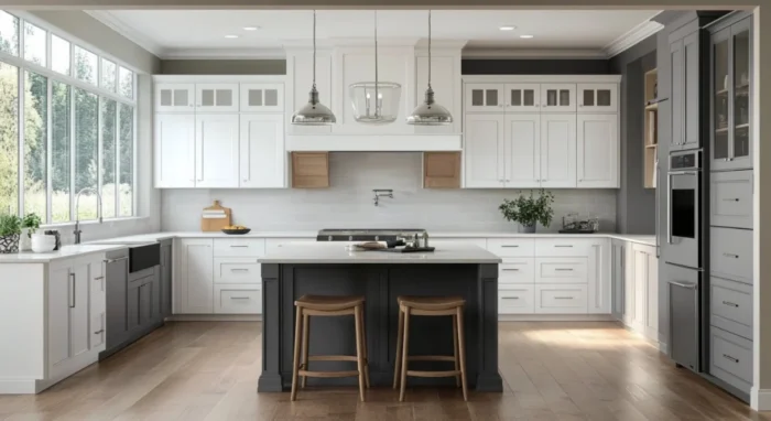 Lacquer Kitchen Cabinets Buying Guide 3 Glossy white or gray lacquer cabinets