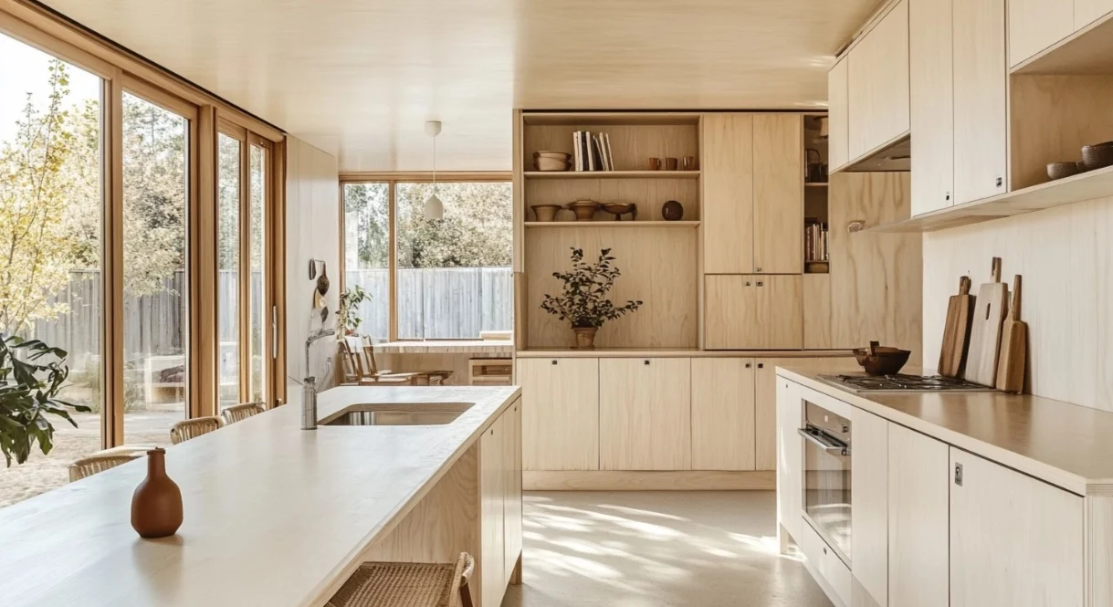 Gabinetes de cocina de estilo escandinavo
