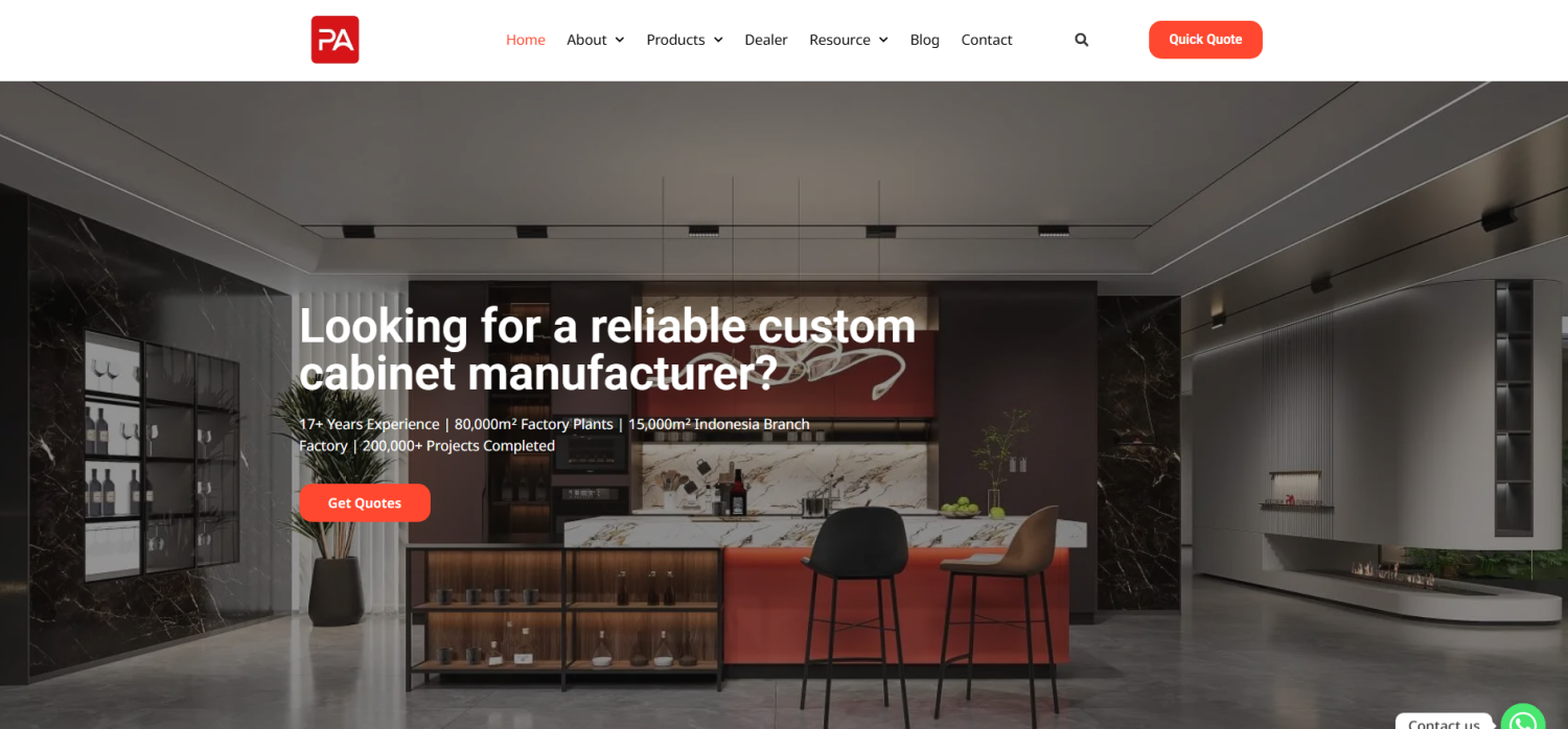pakitchen cabinet supplier