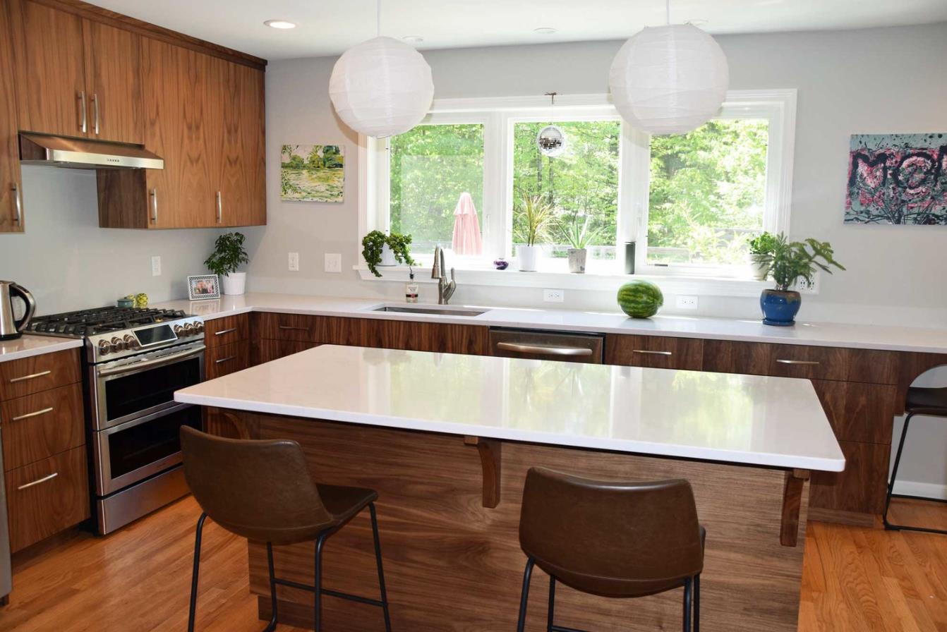Walnut Kitchen Cabinets