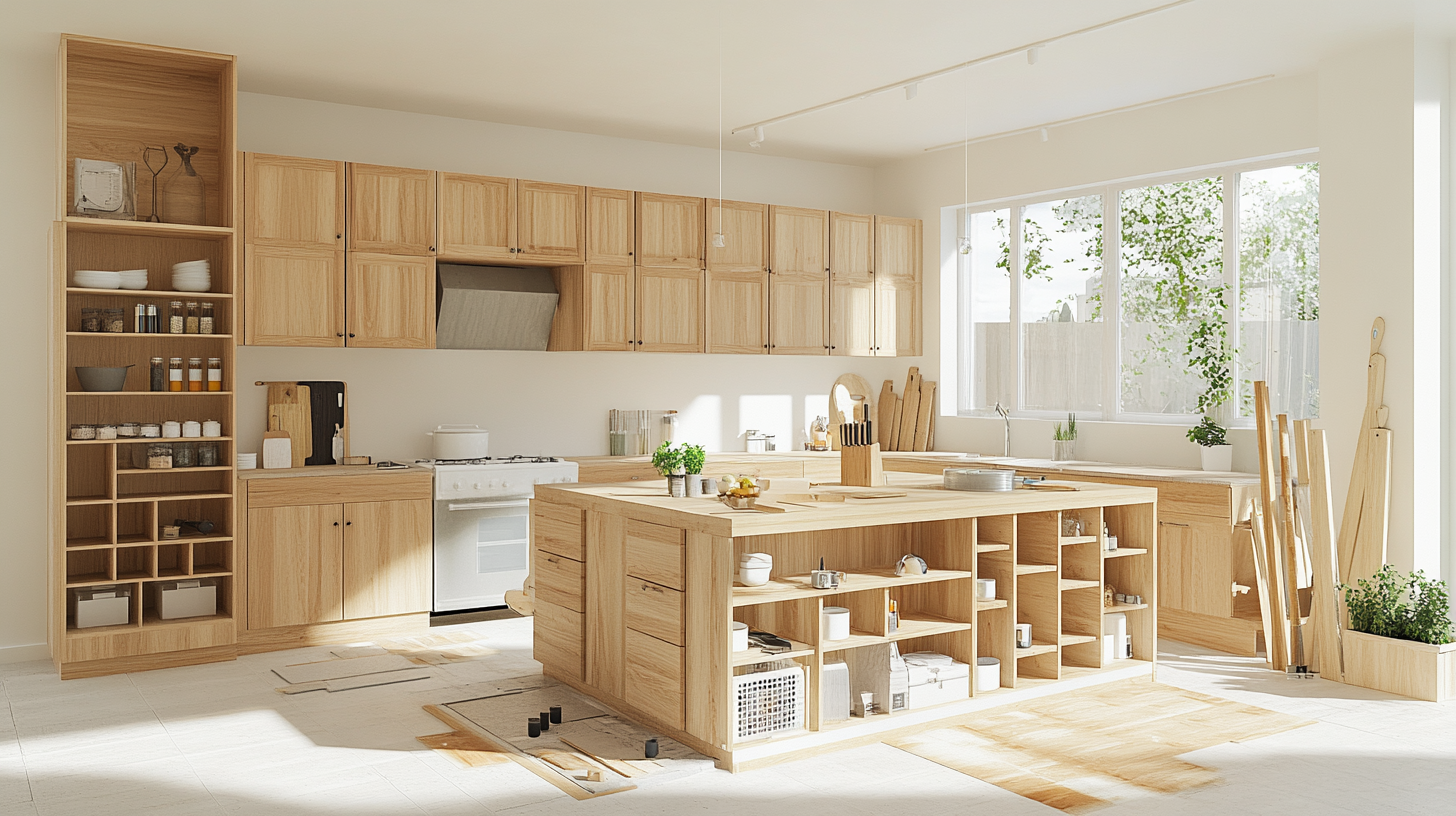 Affordable DIY Friendly RTA Cabinets in a Bright Modern Kitchen