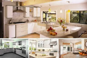 U shaped kitchen Lighting