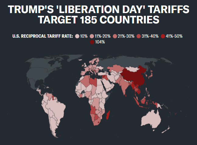 How to import cabinets from China to the U.S. with a low 10% tariff 1 TRUMP'S 'LIBERATION DAY' TARIFFS TARGET 185 COUNTRIES