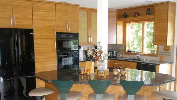 Green Cabinet Materials Bamboo