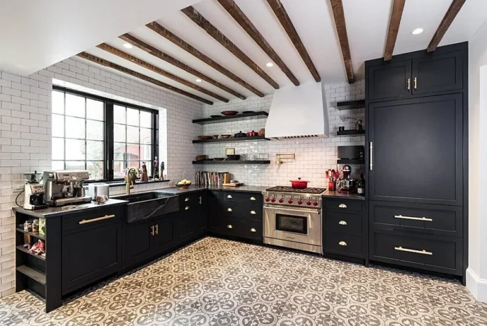 Black Kitchen Cabinets main