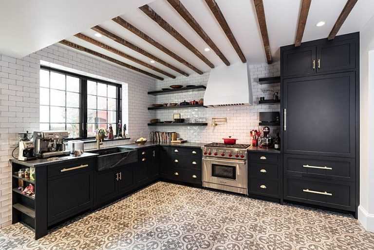 Black Kitchen Cabinets main