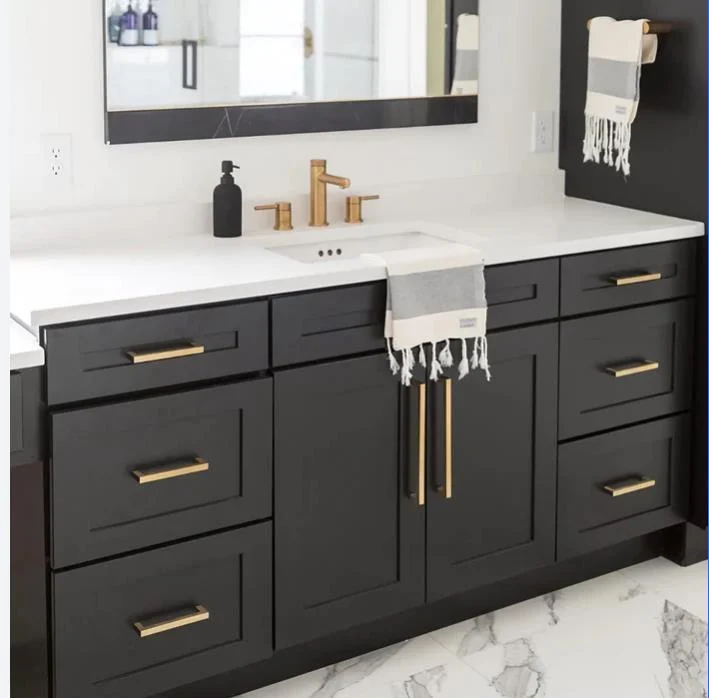 Cabinet Hardware Gold finishes