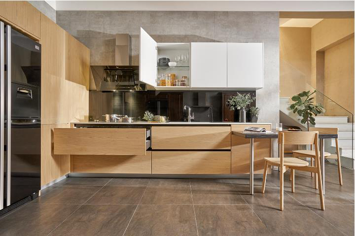 Floating kitchen cabinets Different Kitchen Styles