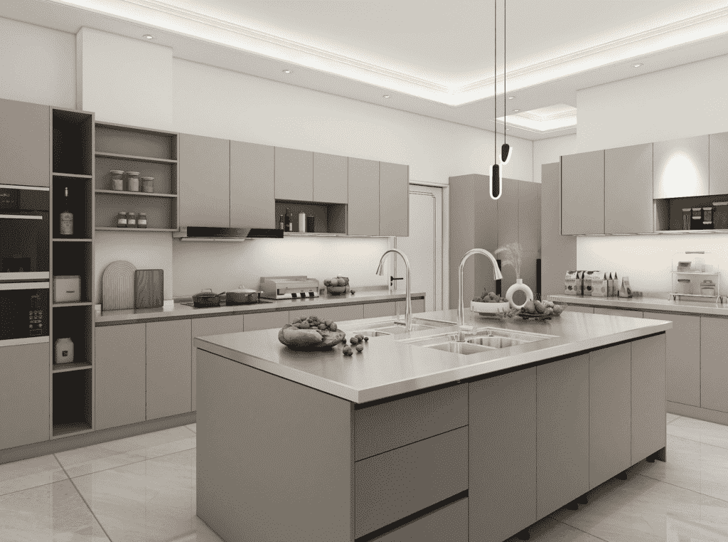 semi custom kitchen cabinet