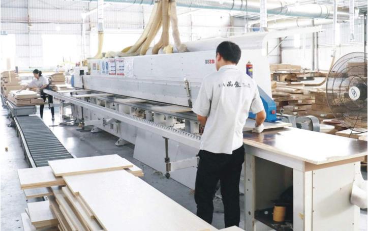 German Homag production line