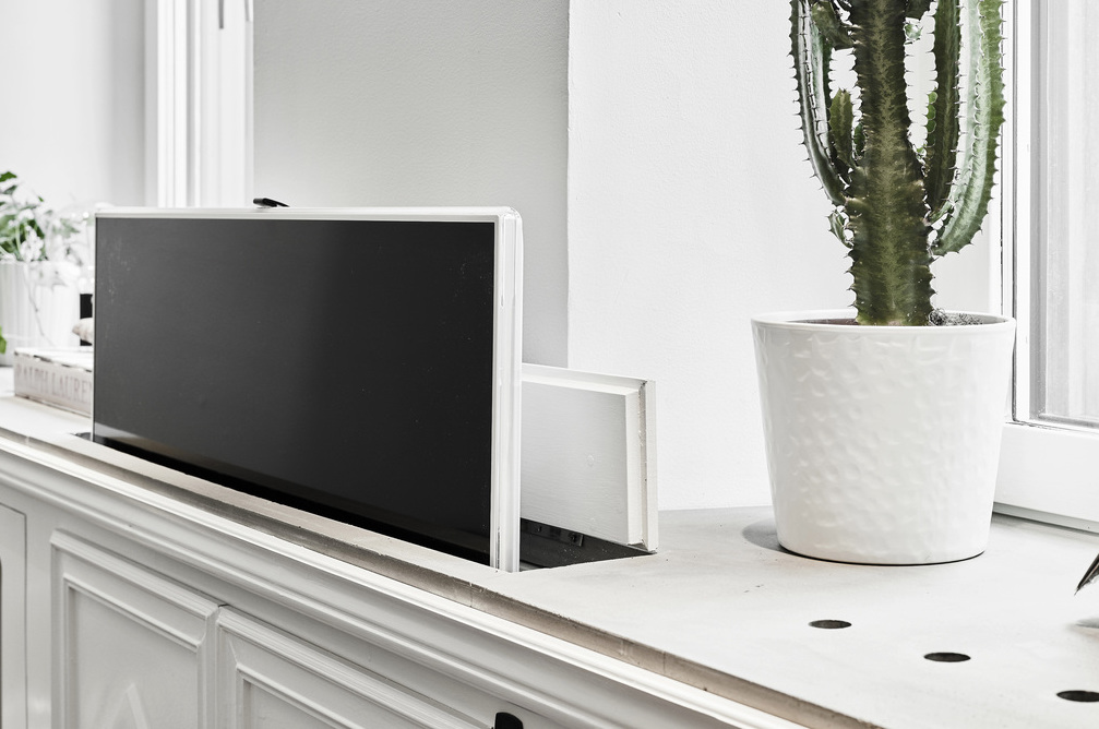 TV cabinet Hidden Storage Solution