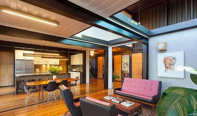cabinets for modern container home