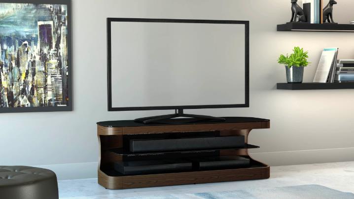 corner TV cabinet Cable Adjustable Shelves