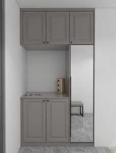 narrow entryway cabinet