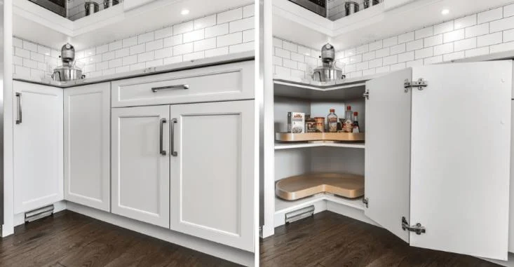 lazy susan cabinet