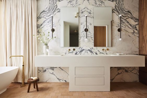 elegant bathroom vanity