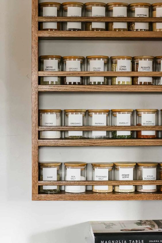DIY Spice rack with woodworking plans