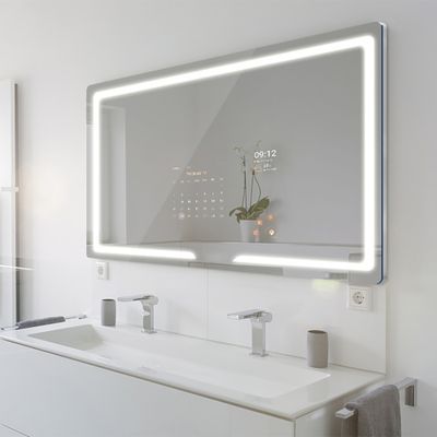 Touch screen LED bathroom smart mirror multi function