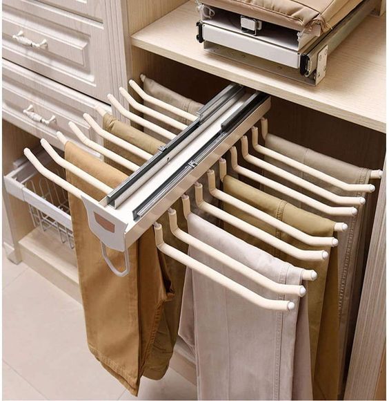 pull out tousers rack