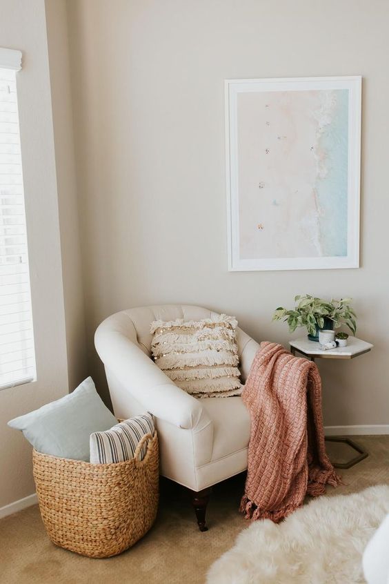 decorated our reading nook