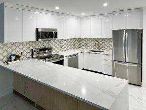 white uv cabinet arround view