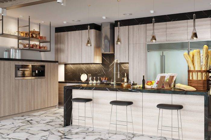 Melamine kitchen cabinet in PA Kitchen