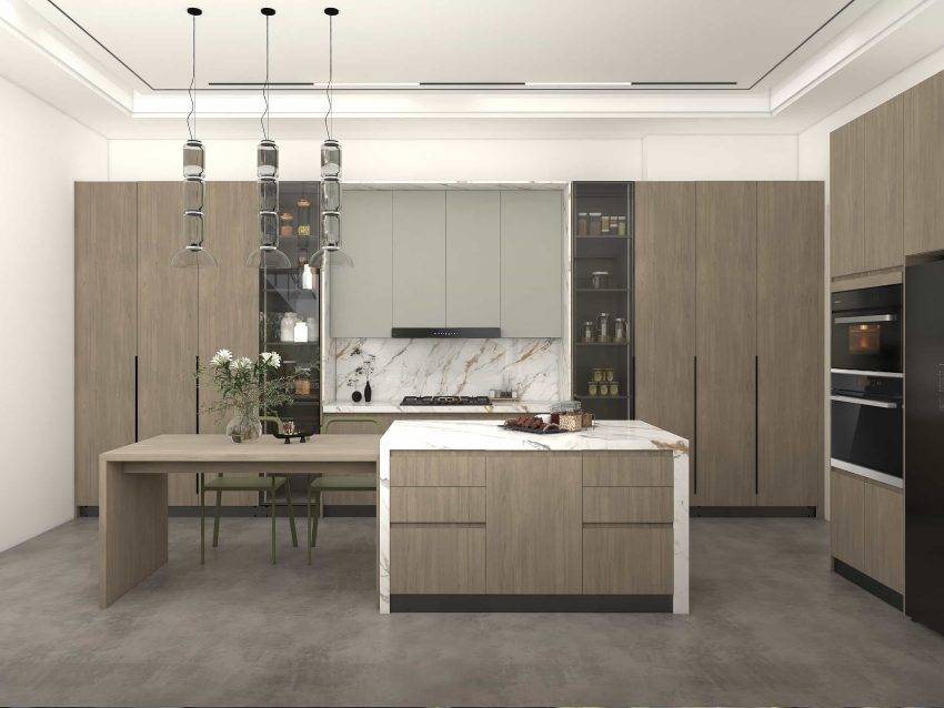 Modern Gallery Wood Kitchen Cabinets
