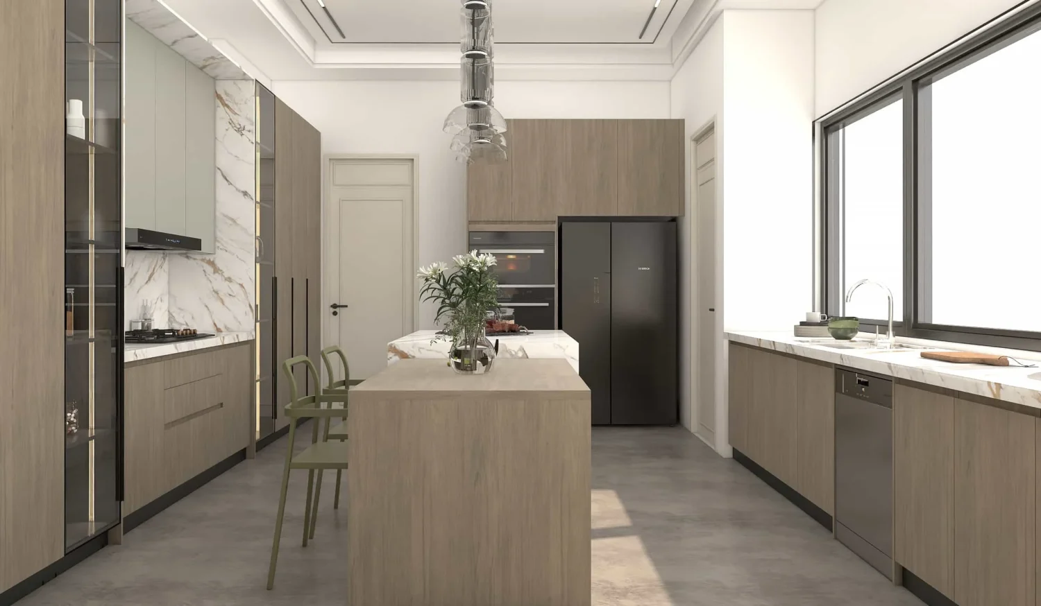 Modern Gallery Wood Kitchen Cabinets