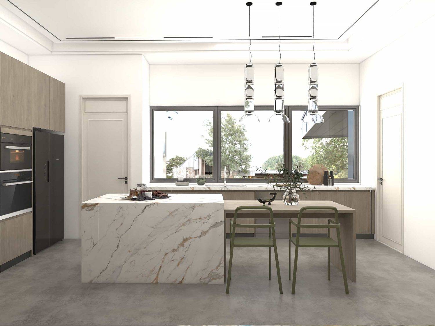 Modern Gallery Wood Kitchen Cabinets