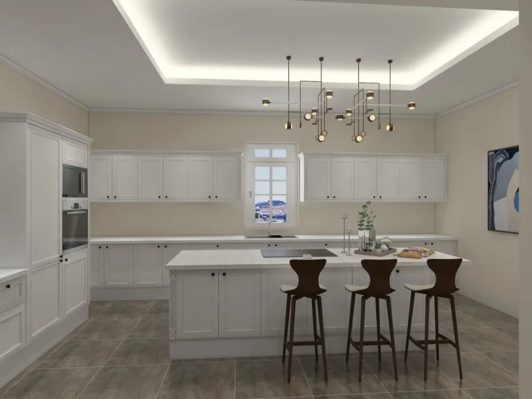 White Shaker Mastery Farmhouse Kitchen Elegance