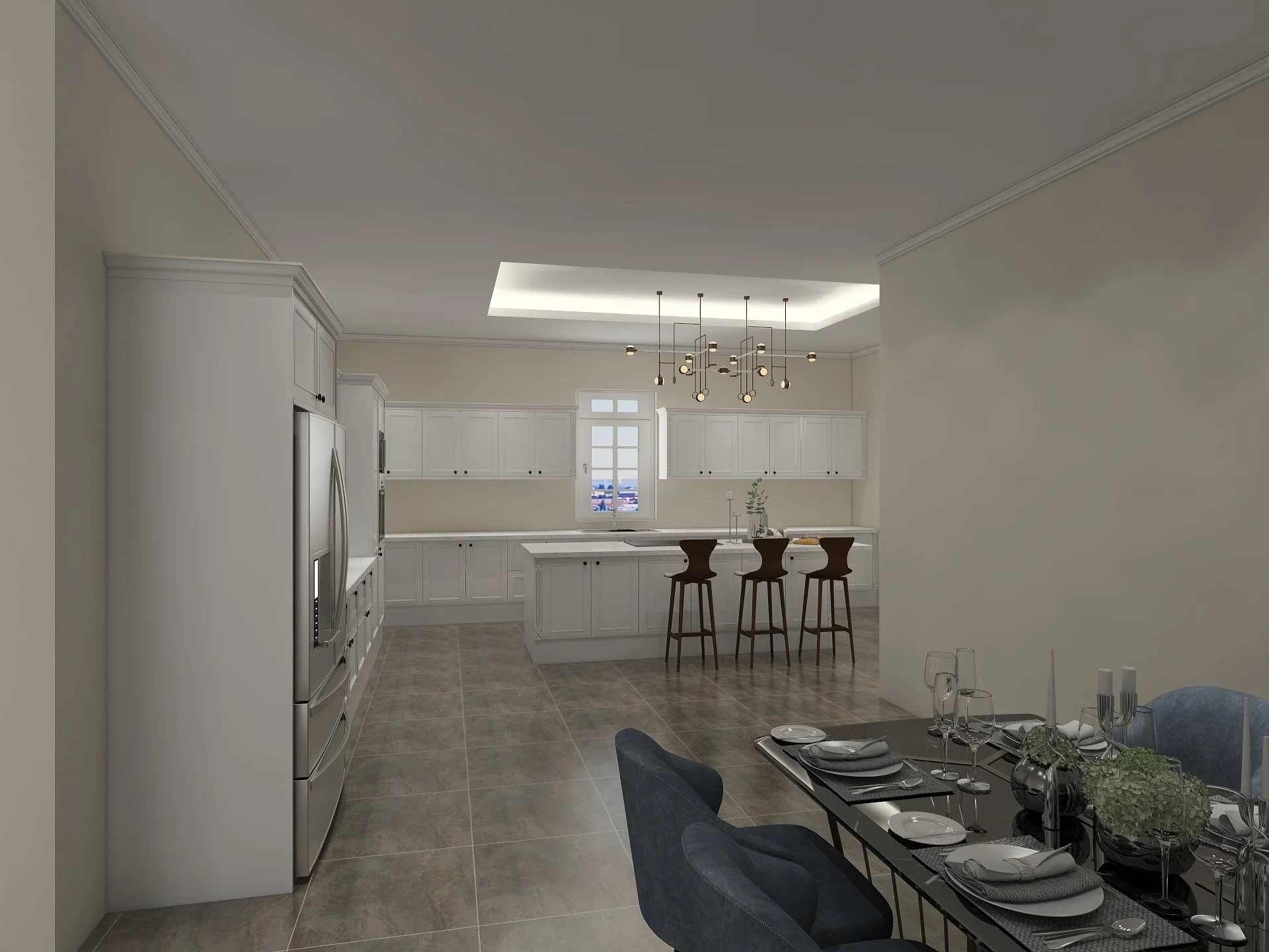 Cocina estilo granja Shaker Mastery de PVC blanco, elegante 6 Elegancia de la cocina de la granja White Shaker Mastery