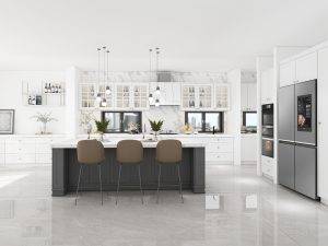 Farmhouse Kitchen White Shaker Cabinets