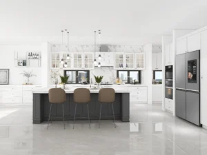 Farmhouse Kitchen White Shaker Cabinets