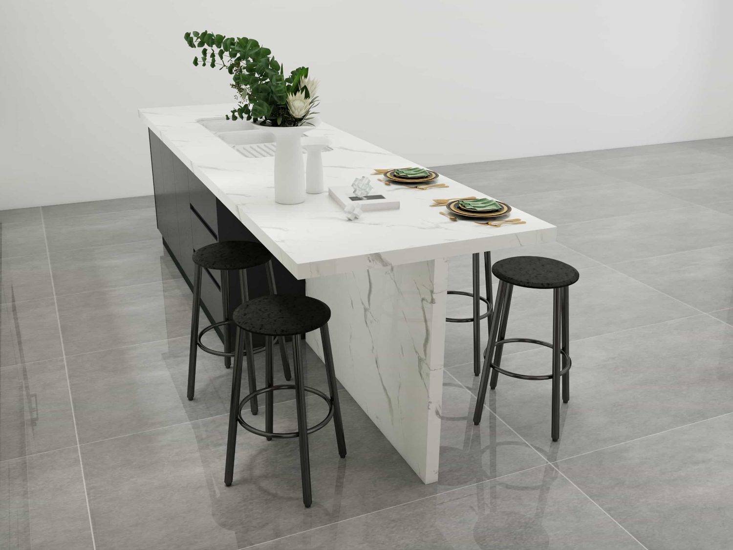 Modern Gallery Cream Kitchen Cabinets