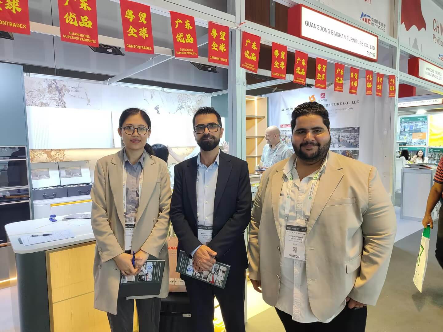 Photo of PA sales team with customers