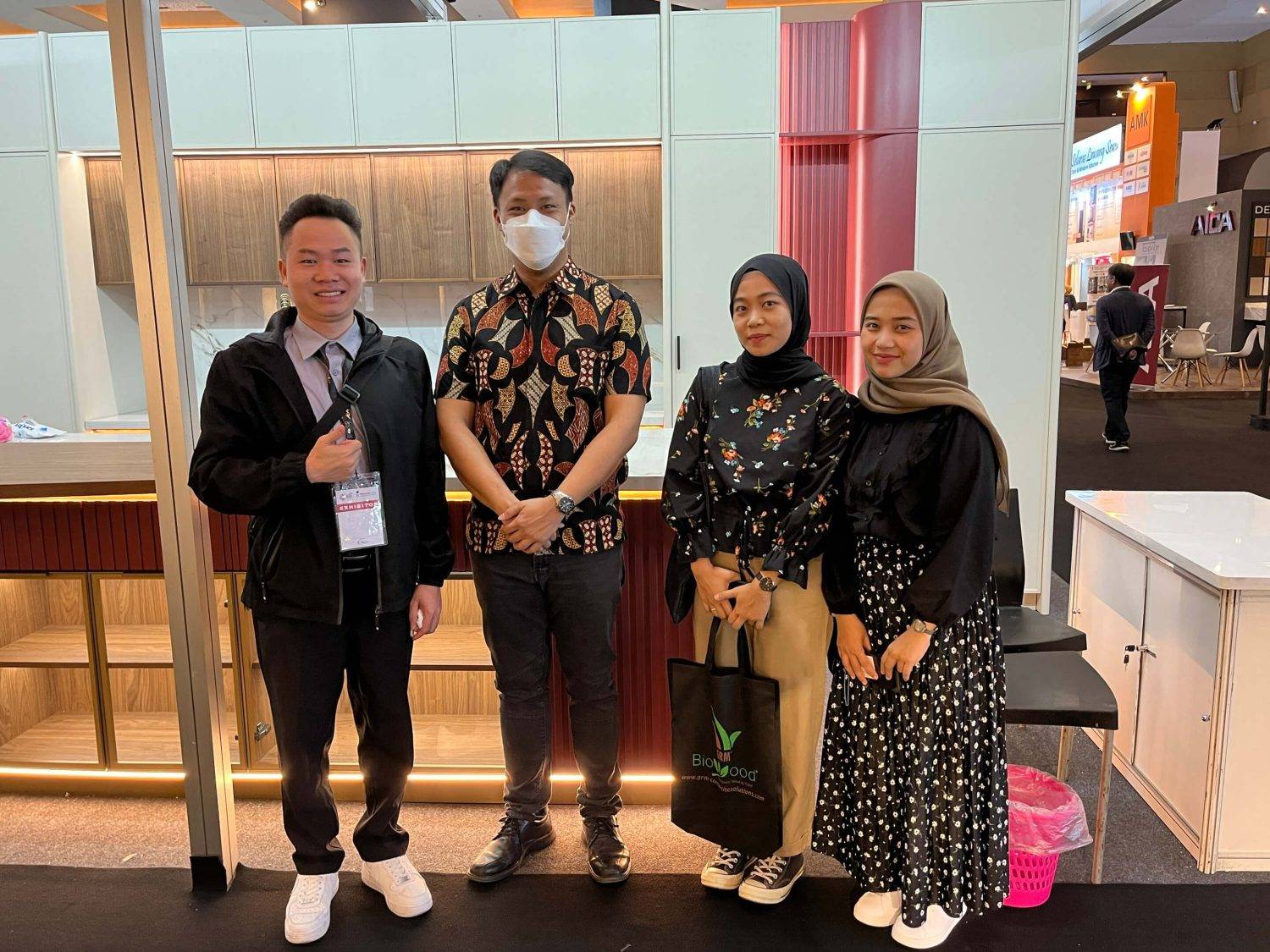 PA team in Insonesia exhibition