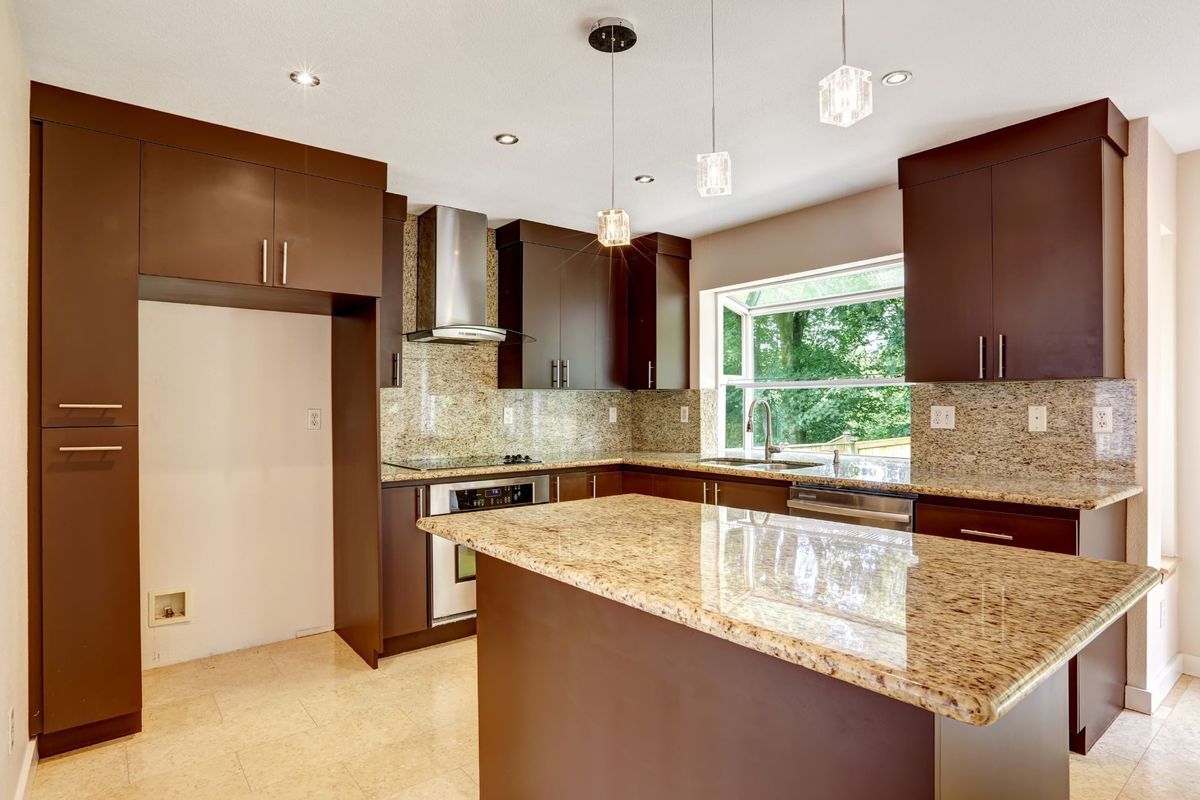 Brown kitchen Cabinet