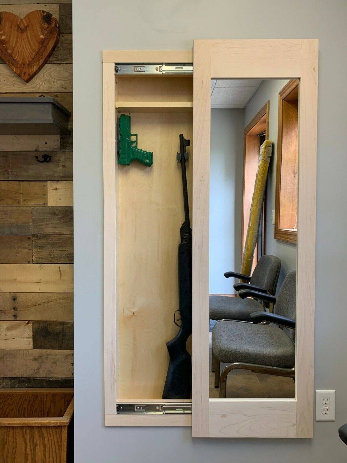 Hidden Wall Gun Cabinet