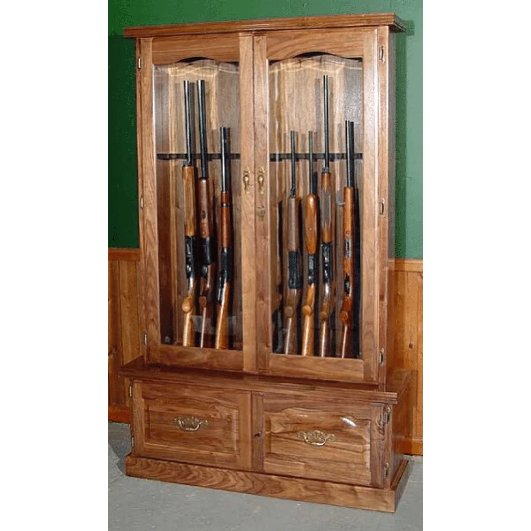 Wood Gun Cabinet