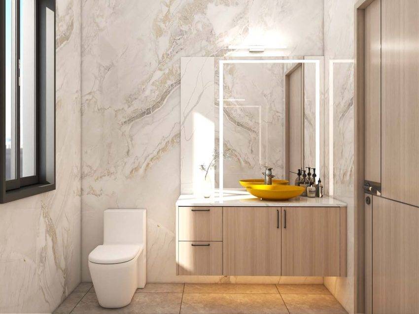 Minimalist Elegance: Exploring a Small Bathroom Vanity