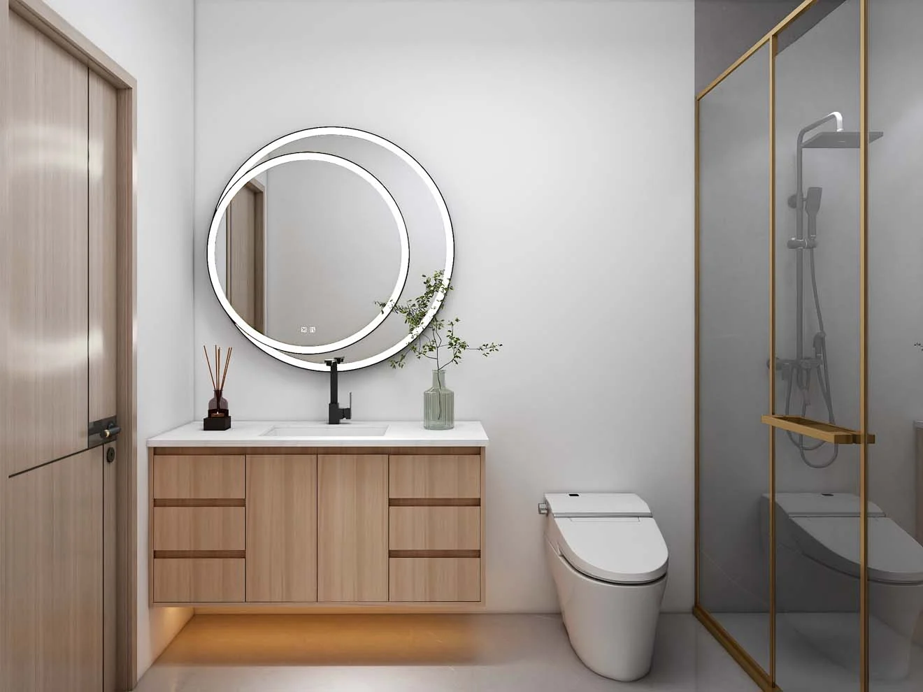 Minimalist Elegance: Exploring a Small Bathroom Vanity