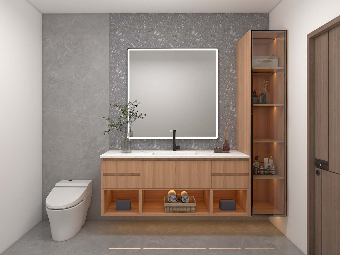 Minimalist Elegance: Exploring a Small Bathroom Vanity
