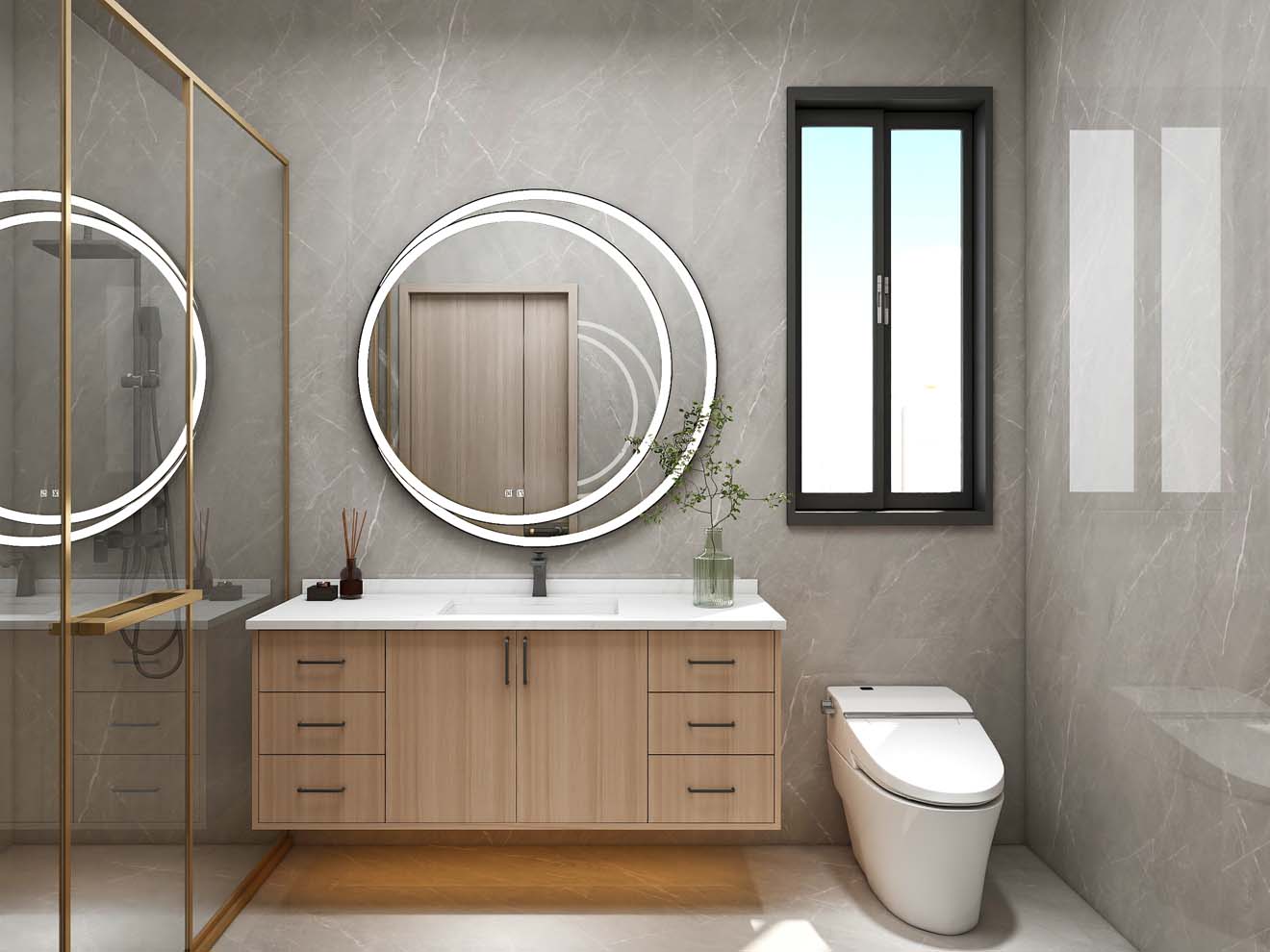 Minimalist Elegance: Exploring a Small Bathroom Vanity