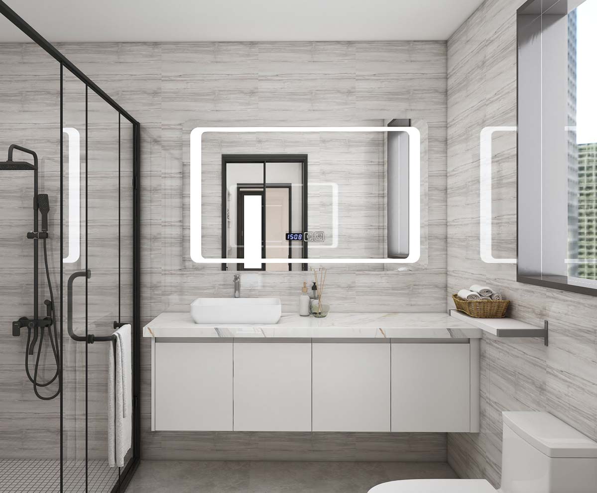 Minimalist Elegance: Exploring a White Plywood Bathroom Vanity