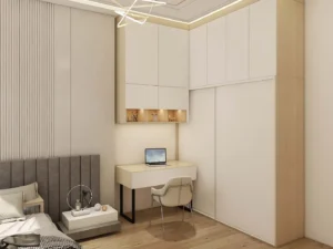 Minimalist Elegance: Exploring a White Sliding Door Wardrobe