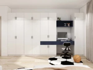 Sleek Modern Bedroom Closet Design with Functional Storage
