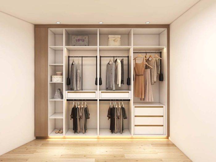 Elegant Wooden Closets For Bedrooms with Ample Storage