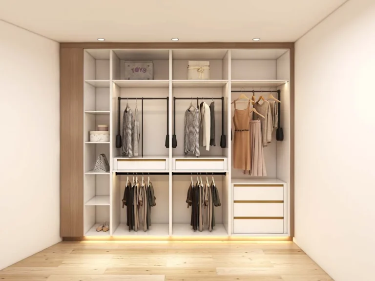 Elegant Wooden Closets For Bedrooms with Ample Storage