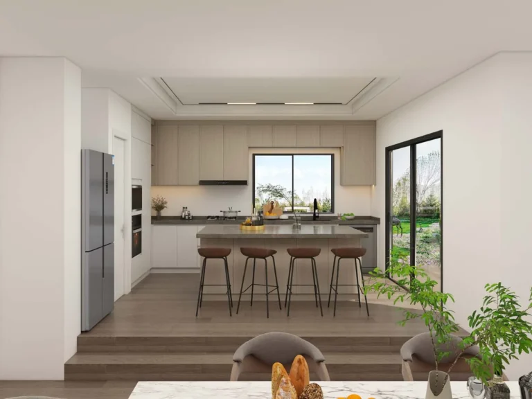 Warm and Inviting Kitchen with Light Wood Cabinets
